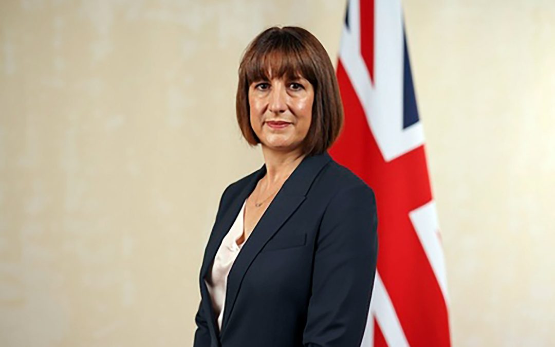 Rachel Reeves with Union flag
