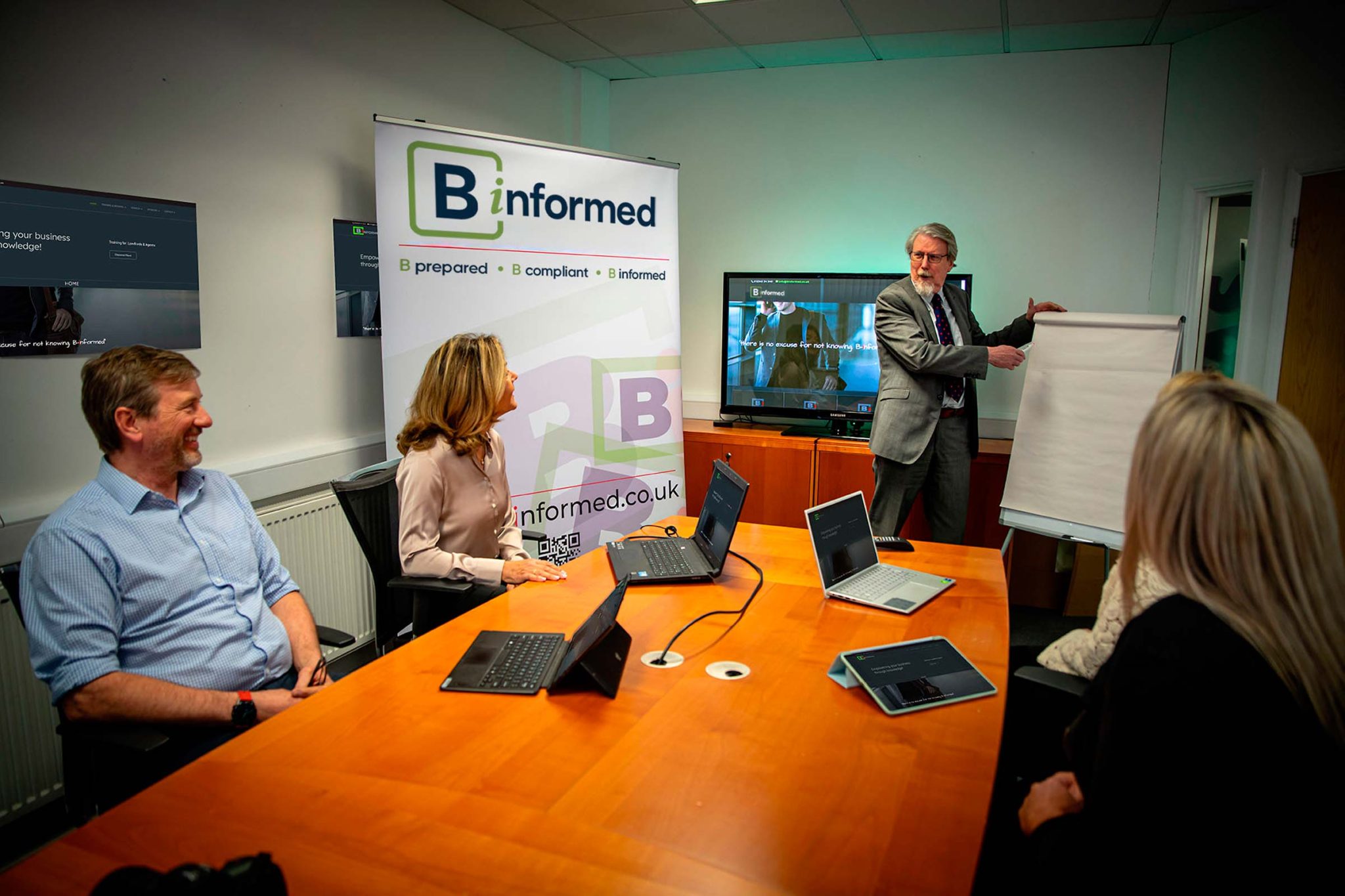 UK property training course in progress